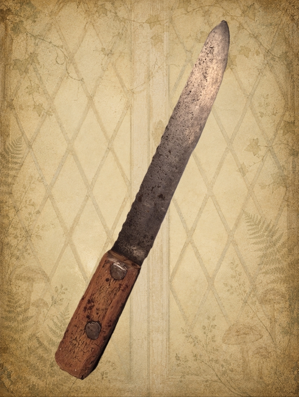 Cabinet of Curiosities 🏷️🧚‍♂️ Vintage Hand-Forged Knife